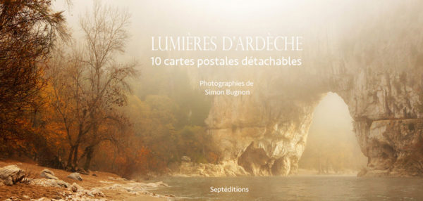 Carnet de cartes postales Lumières d’Ardèche